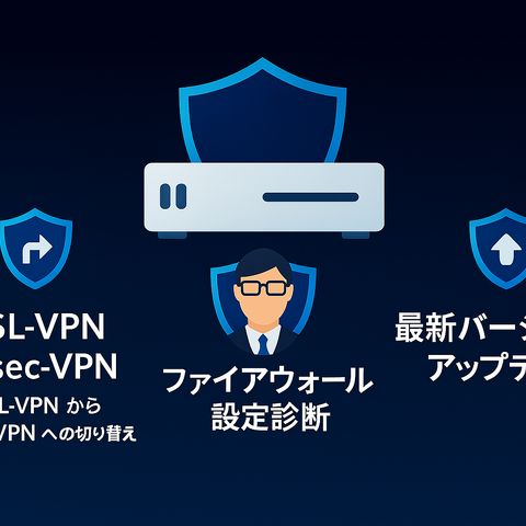 FortiGate の SSL-VPN 廃止受けた設定最適化サービス 画像
