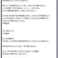 AKB48、平嶋夏海・米沢瑠美が活動辞退、個人Twitterアカウント発見がきっかけか