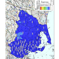 東日本全域の放射性セシウム分布マップを公開（文部科学省）