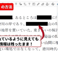情報漏えいにつながる危険な PDF 利用 － Microsoft Word 網掛け機能誤解、情報公開し注意喚起（大船渡市）